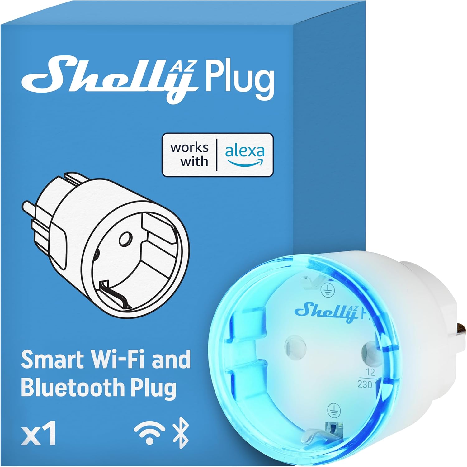 Shelly AZ Plug smarte WLAN-Steckdose